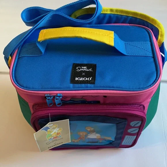 Igloo x The Simpsons Insulated Square Cooler Bag 9-Can Capacity - Picture 8 of 12
